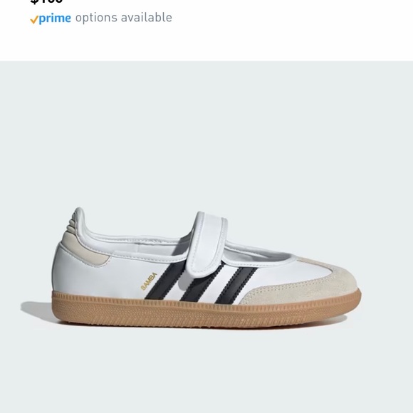 Adidas Samba Women’s Sneakers - White, Black, and Tan - Picture 6 of 7